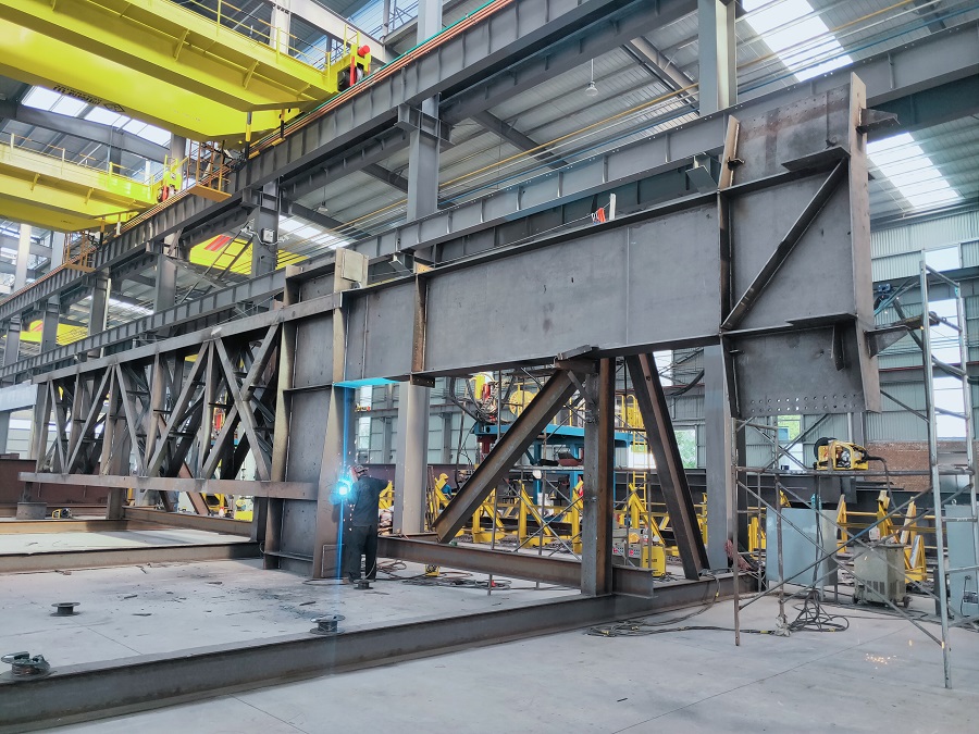 山西鋼結構來料加工,大型鋼結構加工基地